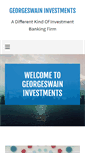 Mobile Screenshot of georgeswaininvestments.com