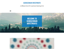 Tablet Screenshot of georgeswaininvestments.com